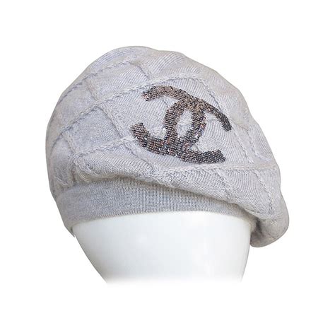 chanel white beret|woman caps for women chanel.